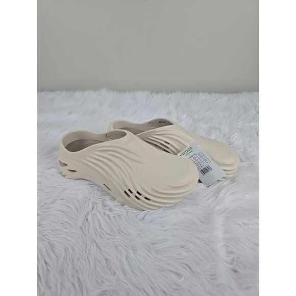 Crocs Echo Wave Almond Tint 210521-0LD Men's 10 Women's 12 New Slip On Comfort - Picture 4 of 9